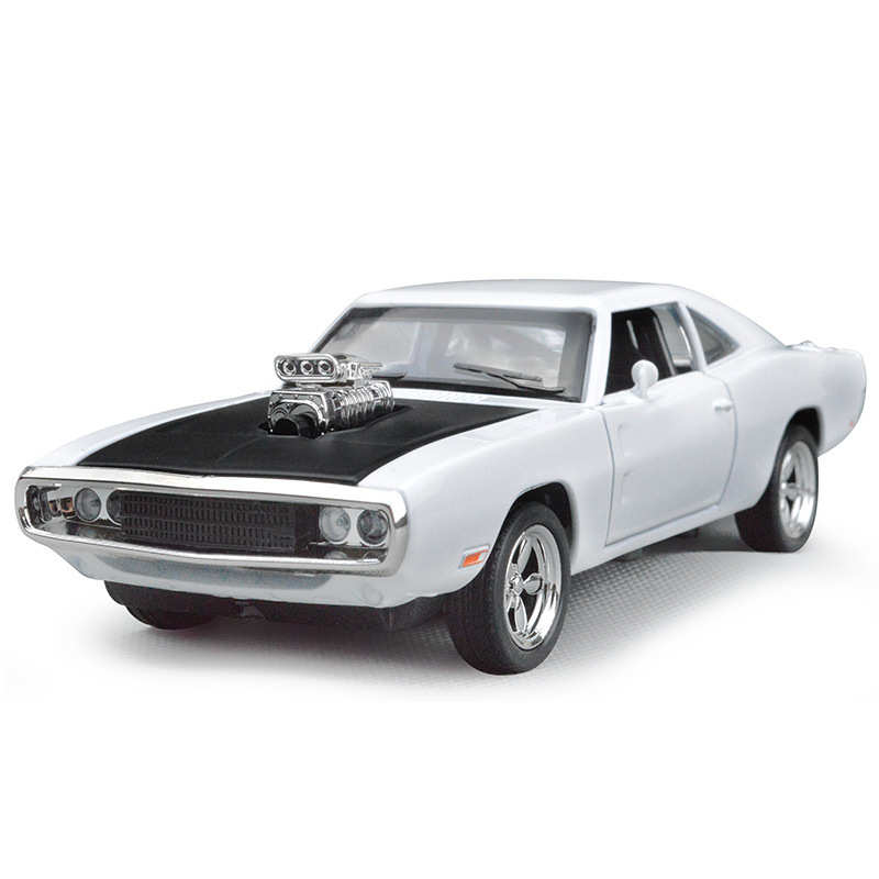 Charger Diecast Metal Model Car Sound And Light Pull-back Ve