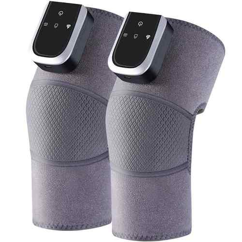 新款加热护膝发热按摩仪关节保温热敷护肩带便携电动膝盖按摩器