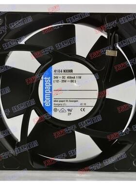 原装德国 西德 4184NXHR 24V 458mA 11W 120*38MM铝框轴流风扇
