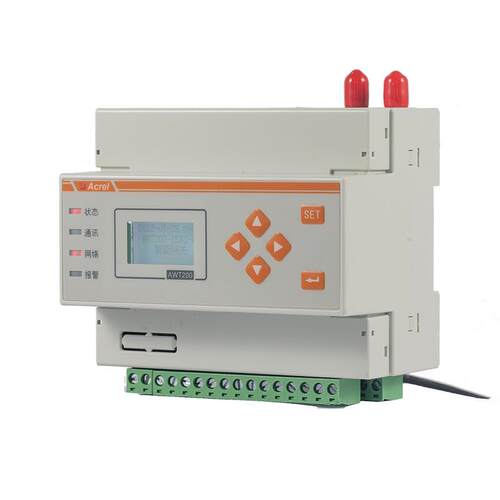 安科瑞AWT200系列485采集电力数据通讯管理机智能DTU导轨4G无线