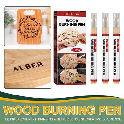 Jue-Fish Wood Burning Pen Set, Wooden Marking DIY Pyrography