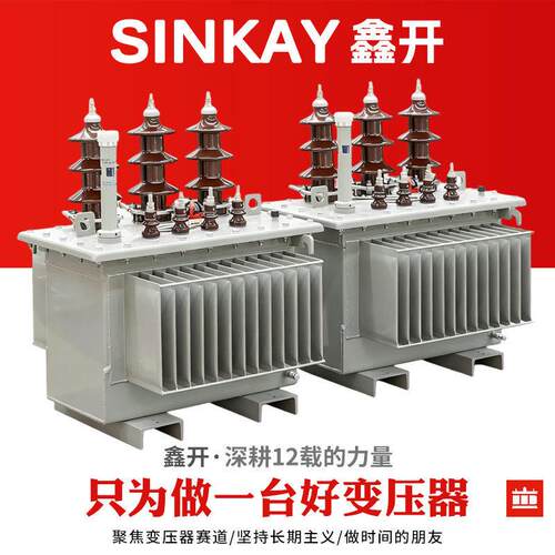 11kv油浸式33kv变压器250kva户外300kw铜400铝500千伏安630变压器