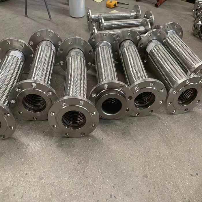 304/316不锈钢软连接法兰式金属软管DN20 25 40 50 65 80 100 200