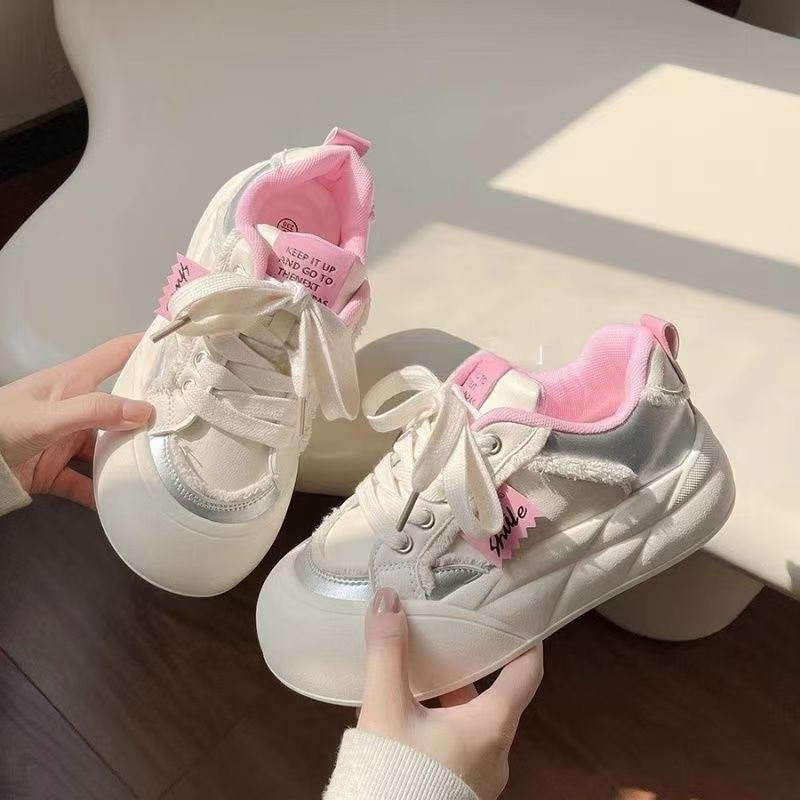 DIY远波小众板鞋女鞋小白老爹鞋