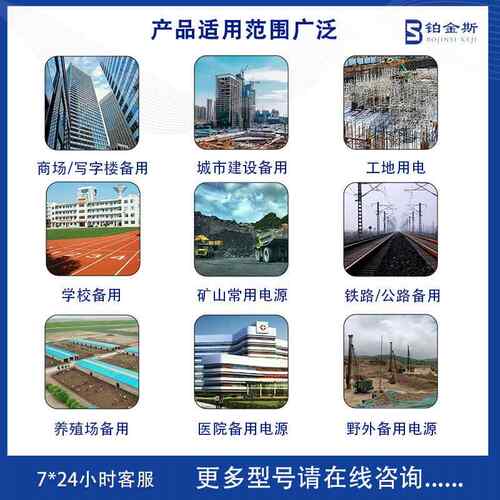 20KW份柴油发电机组BJS-SC-2铜工厂工股地应全急电0源200KW发电机