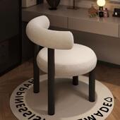 网红化妆椅设计师休闲 餐椅女生卧室现代化妆台椅子高级美甲化妆
