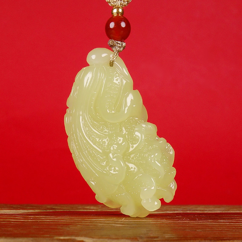 1寓意：百财来聚新疆和田玉细腻油润若羌黄玉白菜吊坠挂件19.60克,珠宝/钻石/翡翠,其他,淘宝优惠券,粉丝福利购,淘宝优惠卷
