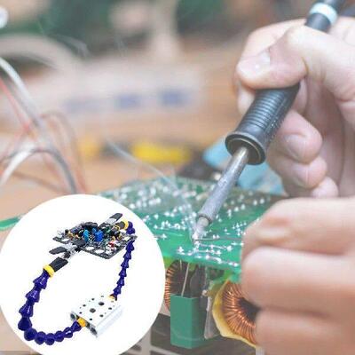Bench Vise Table Clamp Soldering Station With 2/4/6pcs