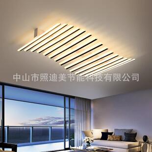新款 客厅灯现代简约大气led卧室房间吸顶灯北欧创意长方形大厅灯