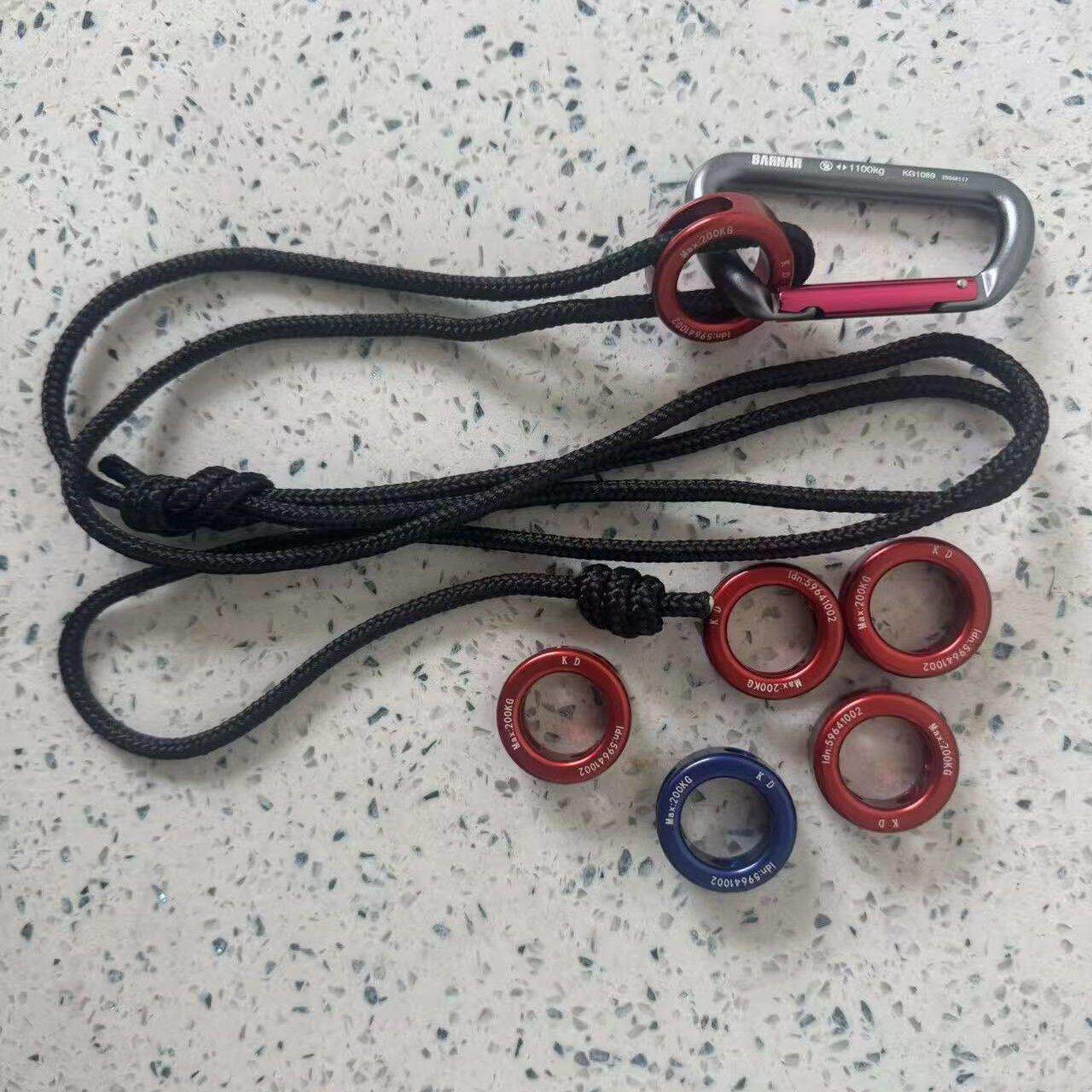 高空作业防坠落工具安全绳失手绳尼龙绳工具防丢绳空调外机可调节
