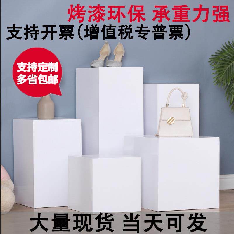 木质高档烤漆展示台地台橱窗展示台工艺礼品摆饰陈列架展台架柜模
