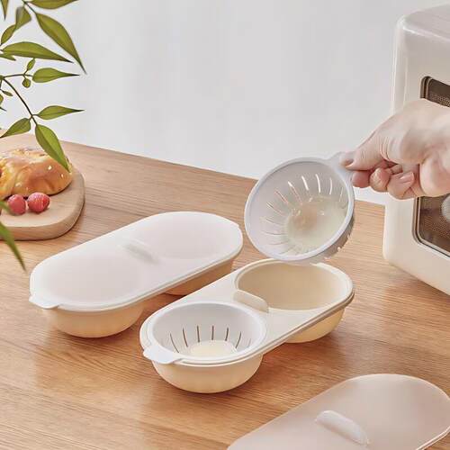 【严选臻品】日本水煮荷包蛋模具微波炉温泉煮蛋器快速蒸溏心蛋模