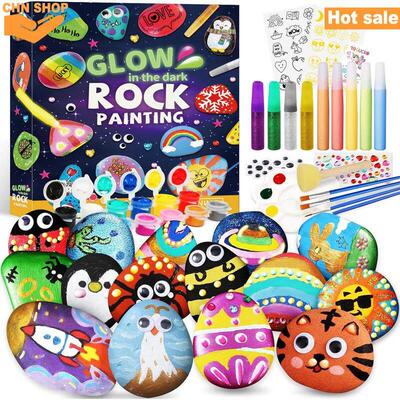 Painting Kit Glow in The Dark Rock Kit Birthday Gift Crafts