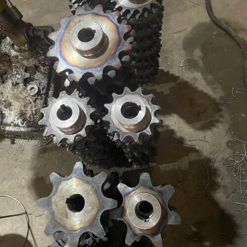 定做链轮加工齿轮4分5分6分双排链轮08A08B10A12A16A不锈钢链轮