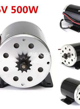 跨境热卖尤奈特永磁高速有刷电机MY1020-500W/36V48V24V 12V量大