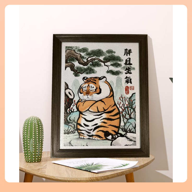 Θ批发现代简约3djp拼图框58.8×72.8装裱拼图框架1200片300片600