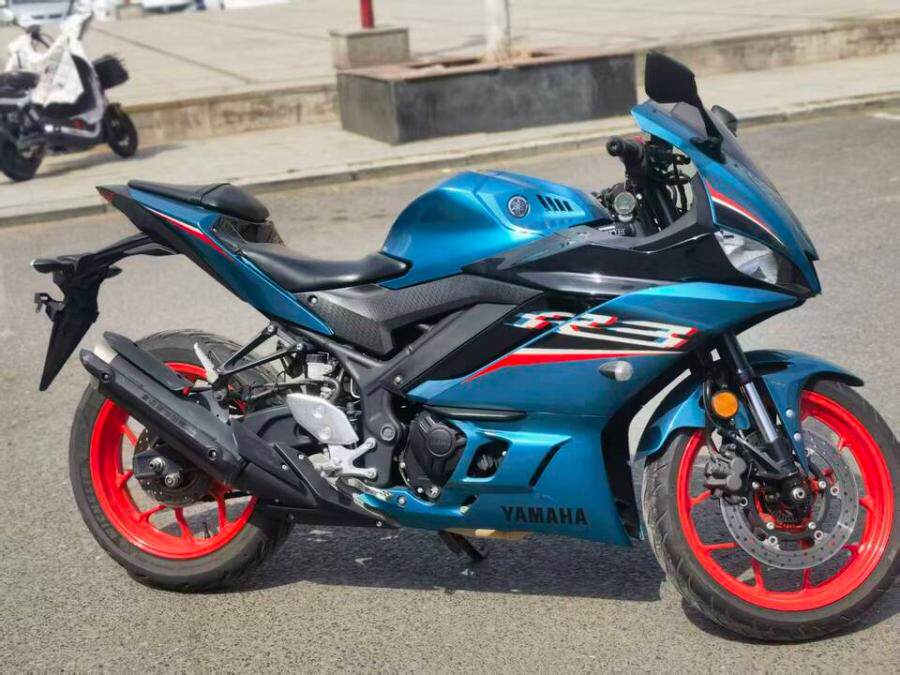 4月24日松原市22年上牌雅马哈YZF-R3摩托车手续齐全保险还有可正常过户网络拍卖公告