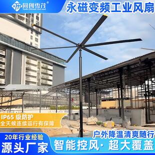 工业立式大风扇定点送风降温户外工棚用工业大吊扇站立式工业风扇