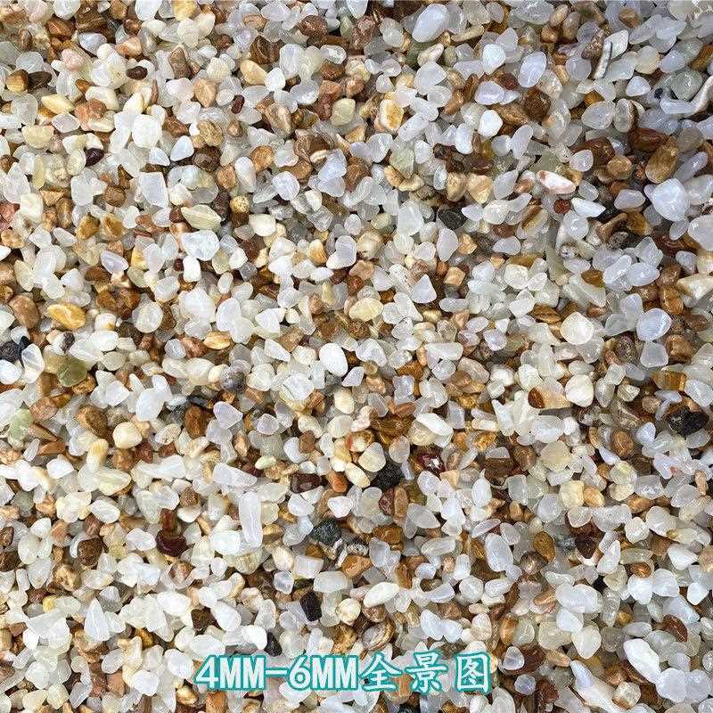 新款直销天然黄水晶米黄石网红胶粘石地面装饰玉水晶服装店胶粘石