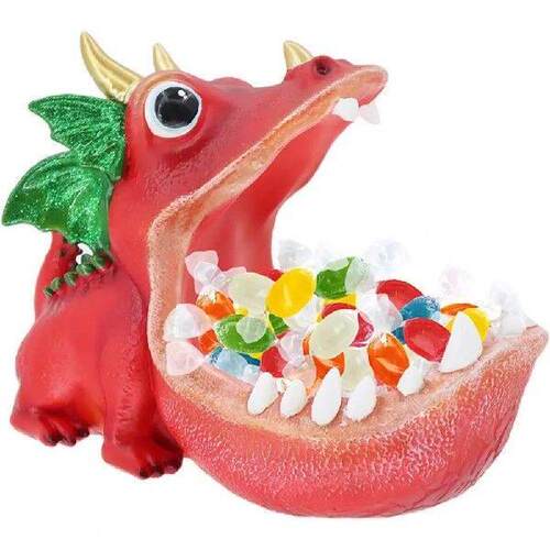 Dinosaur Storage Bowl Unique Dinosaur Sculpture Resin