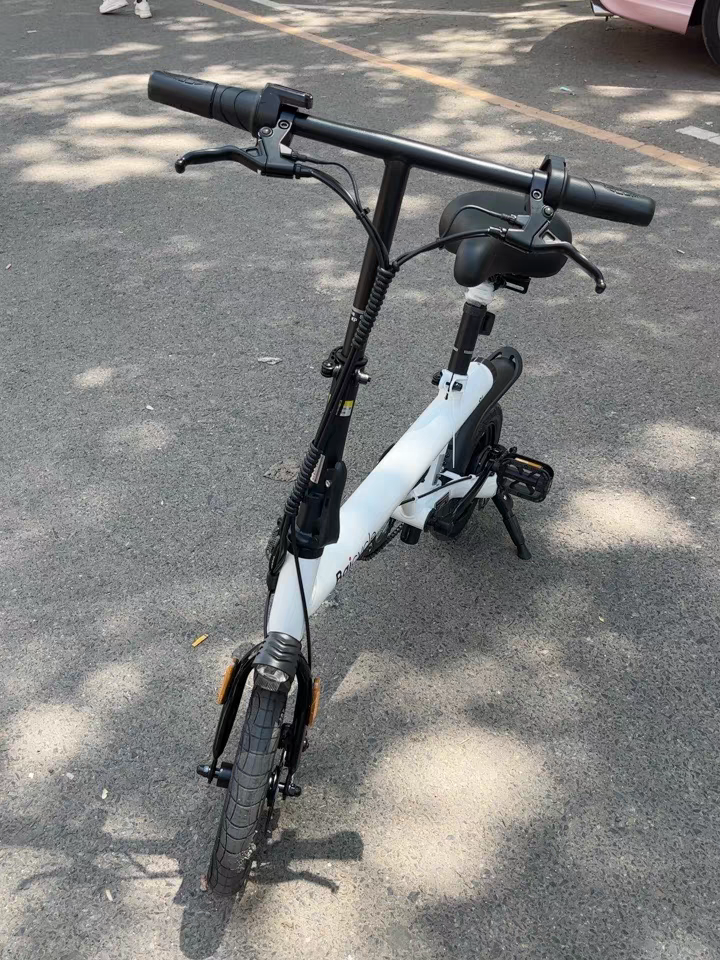Электровелосипед Baicycle складной | Легкий городской велосипед с литиевой батареей | Компактный мини-электровелосипед для женщин, поездок на работу и в городе photo review
