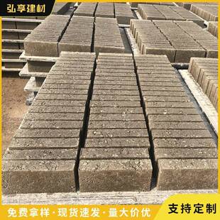 水泥标砖MU10混凝土砌墙块围墙园林水沟门头砖三角砖空心砖