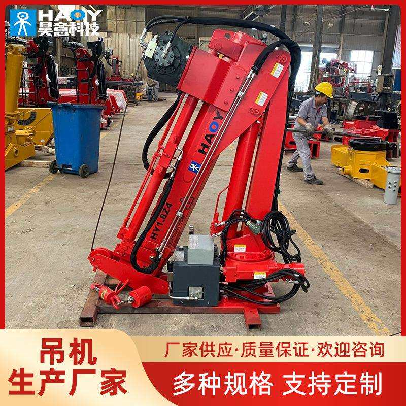 1800公斤1.8吨农用吊装起重设备小吊机无线遥控便携式24v电控