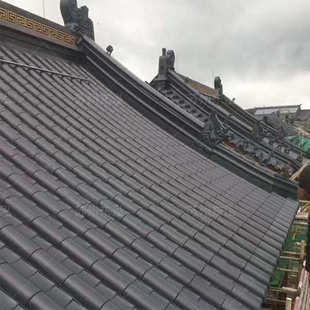 跑兽屋脊装饰屋脊瓦跑兽瓦配件古建筑屋顶瓦片配件供应