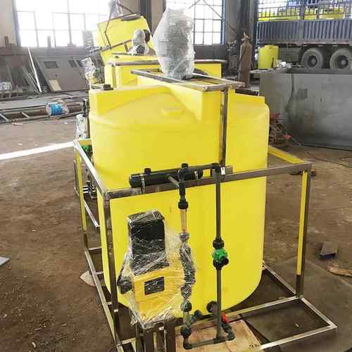 成都现货混凝剂加药设备全自动一体化加药设备耐酸碱搅拌絮凝搅拌