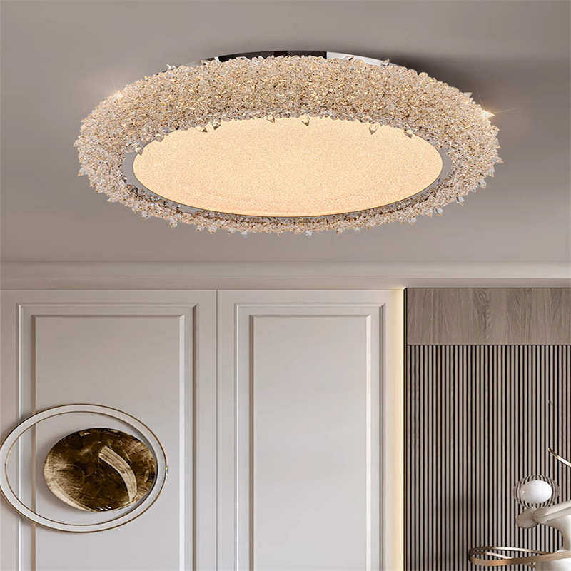 现代轻奢创意水晶吸顶灯客厅灯主卧室灯餐厅灯感奢华大灯,家装灯饰光源,智能吸顶灯,淘宝优惠券,粉丝福利购,淘宝优惠卷