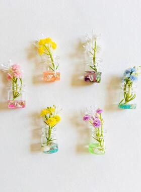 采购产品创意和可爱的迷你花瓶装饰品，高看发光壁龛设计桌面装饰