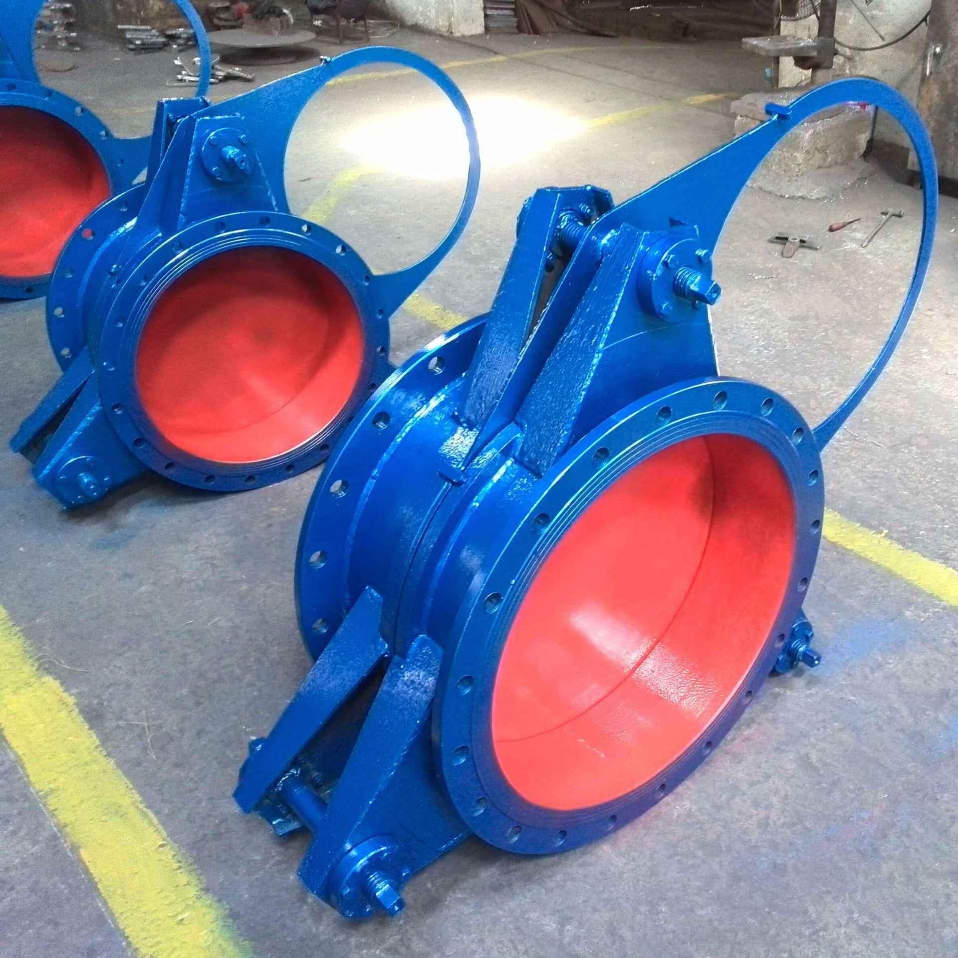 温州阀门盲板阀冶金电动推杆式扇形盲板阀眼镜阀