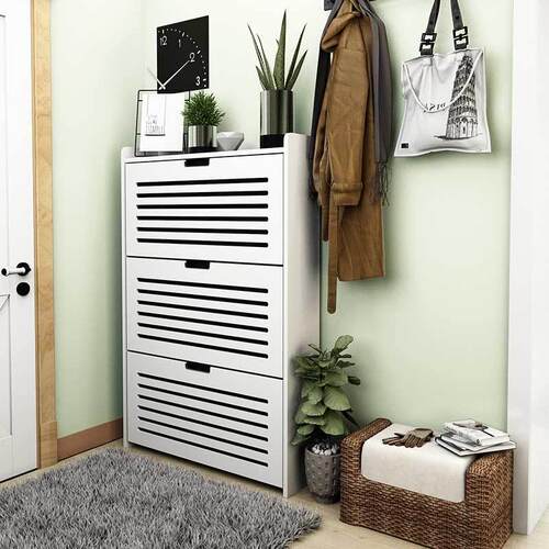 简易翻斗鞋柜超薄门后鞋架家用窄收纳柜子门口入户鞋柜多层省空间