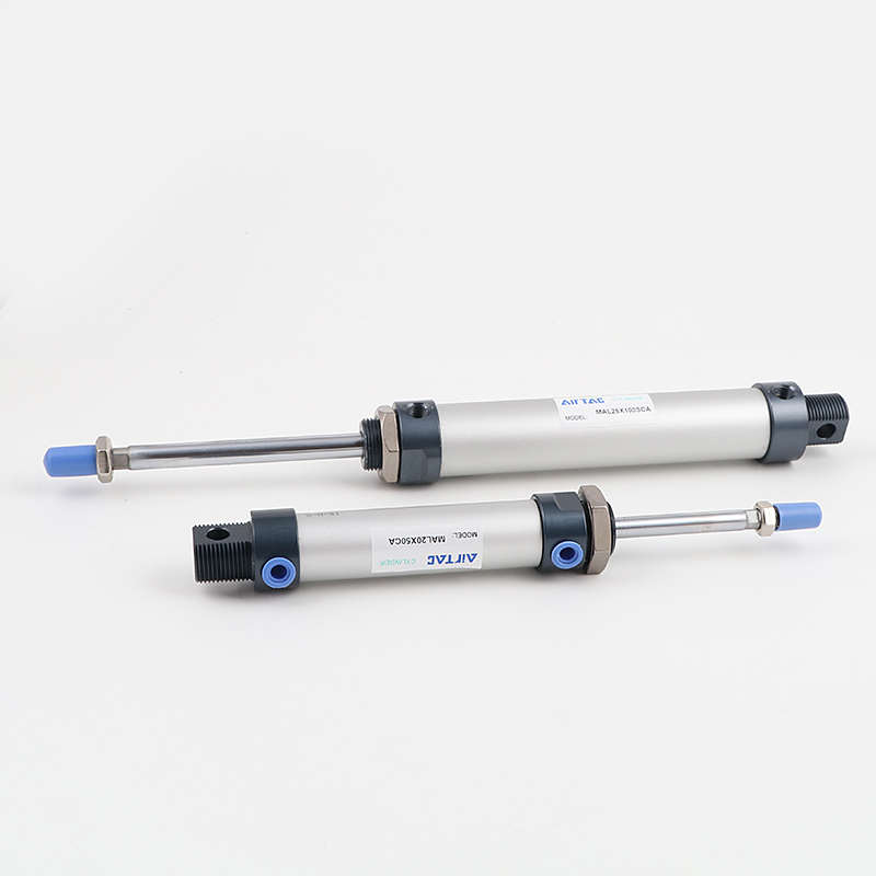 亚德客铝圆气缸MAL32X25X50X75X100X125X150X200X250X300-S-CA-SU