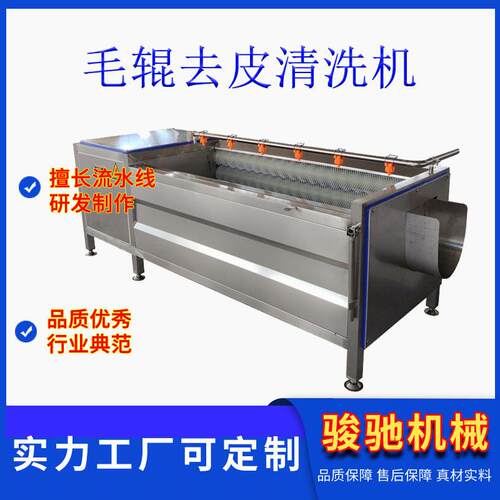 全自动气泡清洗机304不锈钢全自动辣椒蔬菜鼓泡清洗机压喷淋