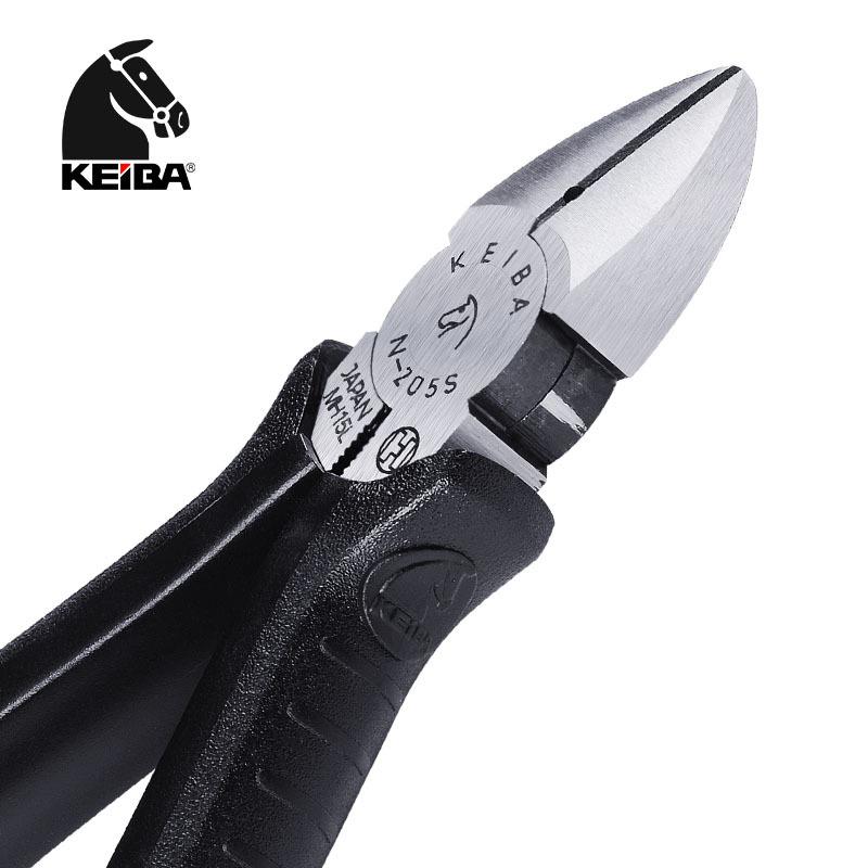 马牌(KEIBA) N-205S斜嘴斜口钳电工钳5寸重型可剥线斜咀钳133mm