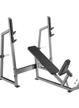 HXHX-5042-5402 商用卧姿上斜式杠卧推架推铃椅举重床推胸训练器