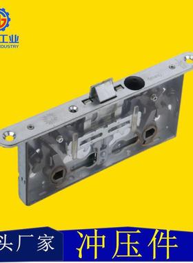 UOL精密加工五铝金防火防钣门锁锁体镀锌板不盗锈钢铜加工金件冲