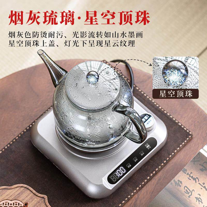 纯钛H-813自动上水电热水壶泡煮茶专用水家壶用茶具茶器抽全水一