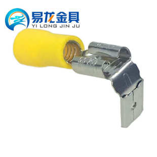 PBDD1.25 5.5肩背形公母预绝缘接头插簧插片6.3冷压接线端子