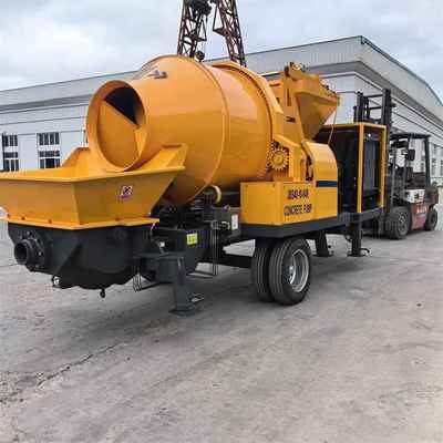 混凝土搅拌机小型搅拌带泵污水处理泵J机BS43840搅拌拖泵水泥泵