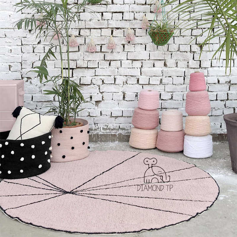 INS西瓜造型棉质地垫北欧儿童家居装饰地毯门垫西瓜款型摄影道具,居家布艺,家用脚垫,淘宝优惠券,粉丝福利购,淘宝优惠卷