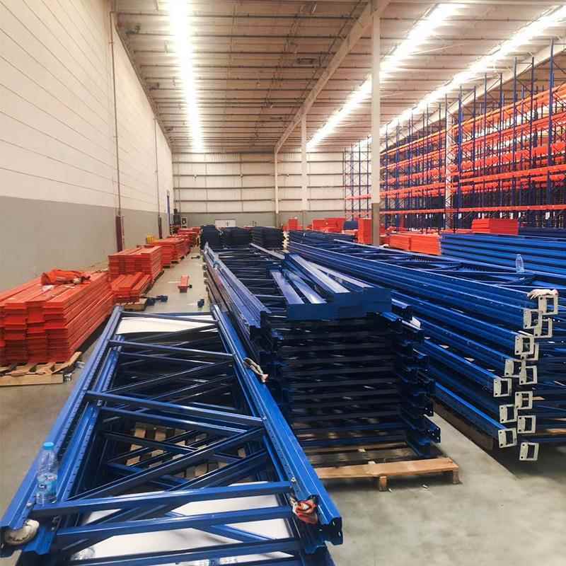 【置】仓储货架物架重型库577货物中型塑架钢配件横梁储物仓架多