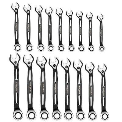 1PC 6mm-22mm Combination Spanners Open End Ratchets