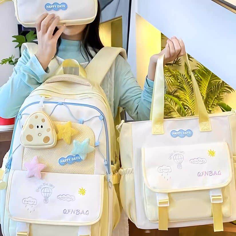 德国高颜值可爱轻便双肩包书包女生初中生小学生三到六年级大容量