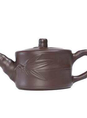 原矿紫泥紫砂茶壶家用功夫茶具半手工泡茶壶陶瓷冲茶壶对嘴喝茶壶