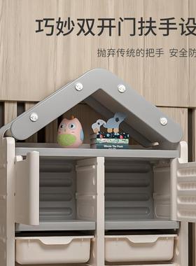 儿玩具抽屉式童收纳架宝宝绘本带整理架GCI多层容大量画板家用置
