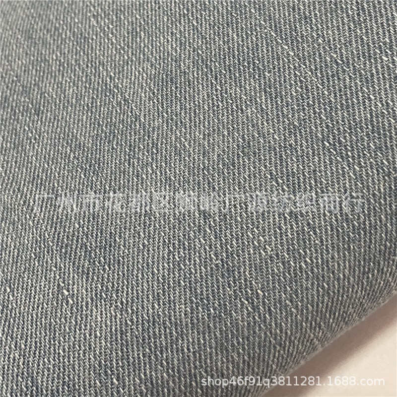 洗水牛仔布 斜纹竹节牛仔布 服装 箱包 鞋材 现货批发 量大从优