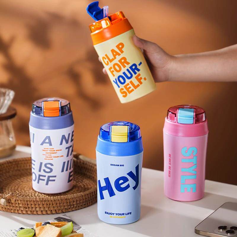 Play 00:02 00:15 康纳斯真陶瓷内胆咖啡杯带吸管女生高颜值便携