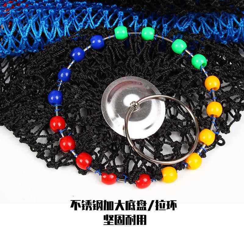 新款直销编制鱼护千斤护黑坑大物鱼护加厚涂胶编织网兜垂钓用品渔